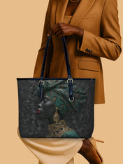 Emerald Grace Leather Bucket Bag QR0XD737