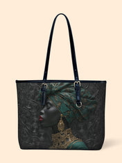 Emerald Grace Leather Bucket Bag QR0XD737