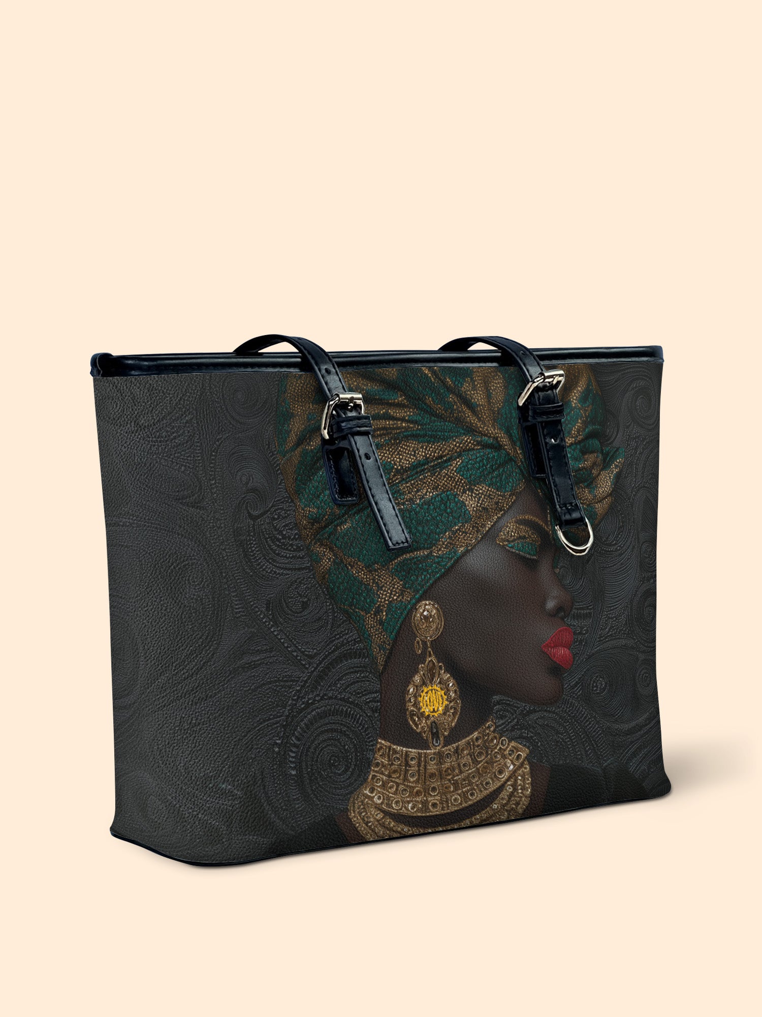 Verdant Majesty Leather Bucket Bag QR0XD738