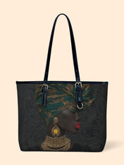 Verdant Majesty Leather Bucket Bag QR0XD738