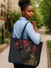 Scarlet Legacy Leather Bucket Bag QR0XD736