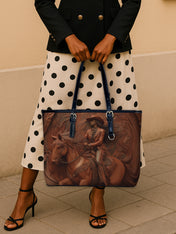 Dust & Glory Leather Bucket Bag QR0TD442