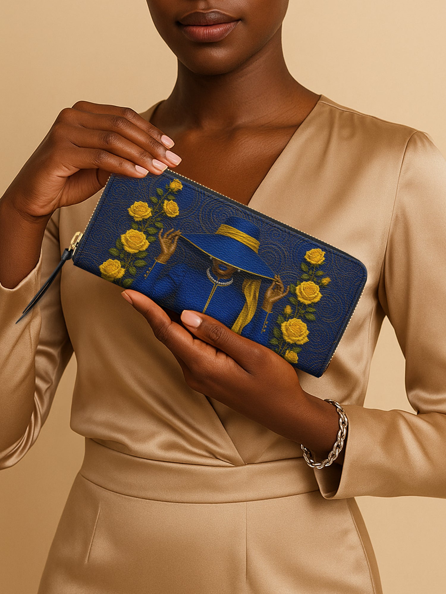 Regal Bloom Slimline Zippy Wallet QR0HH216