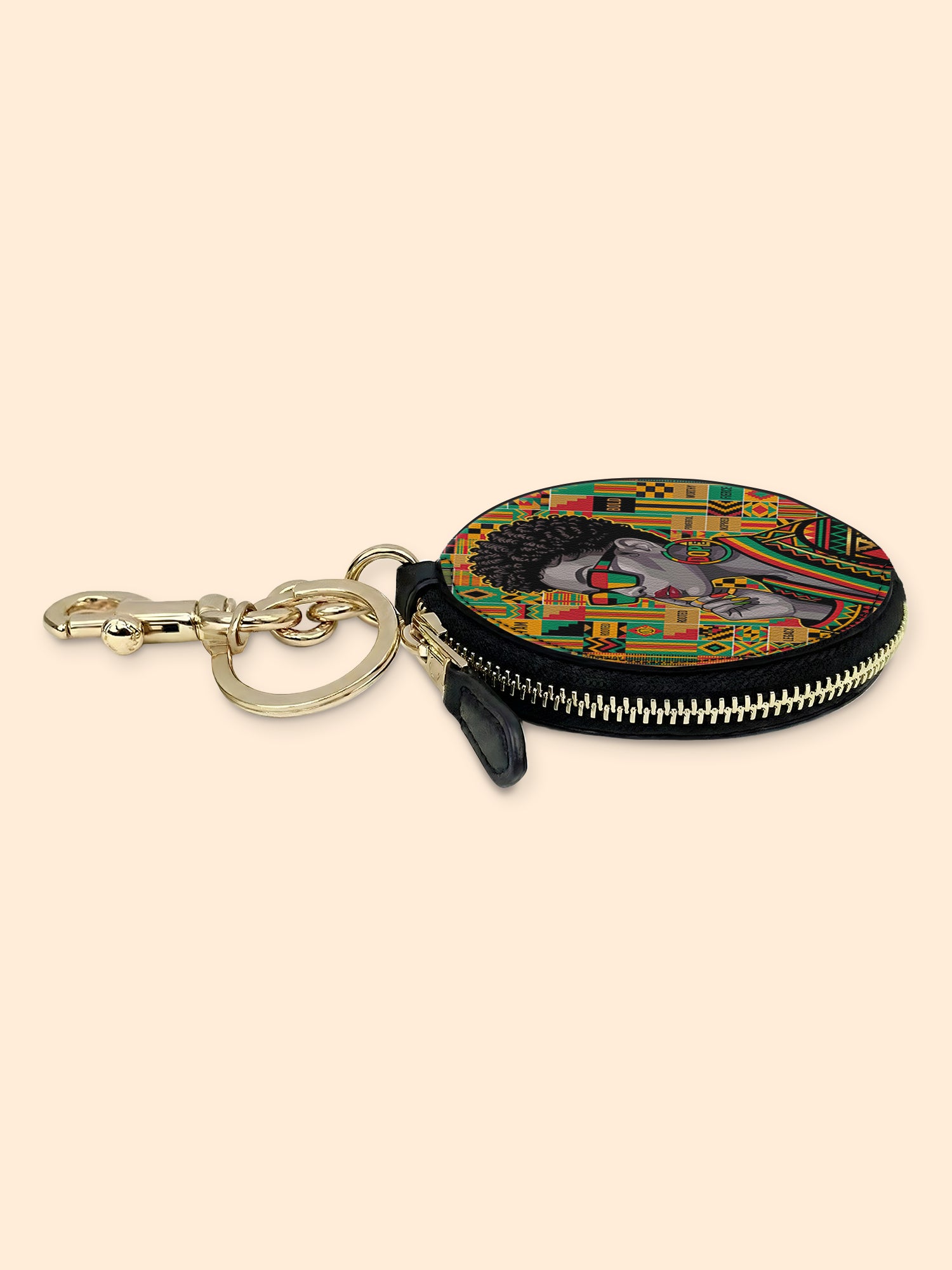Limited In Grey Circular Coin Pouch Bag Charm QR0XD860