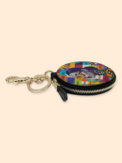 Words Never Said Circular Coin Pouch Bag Charm QR0XD861
