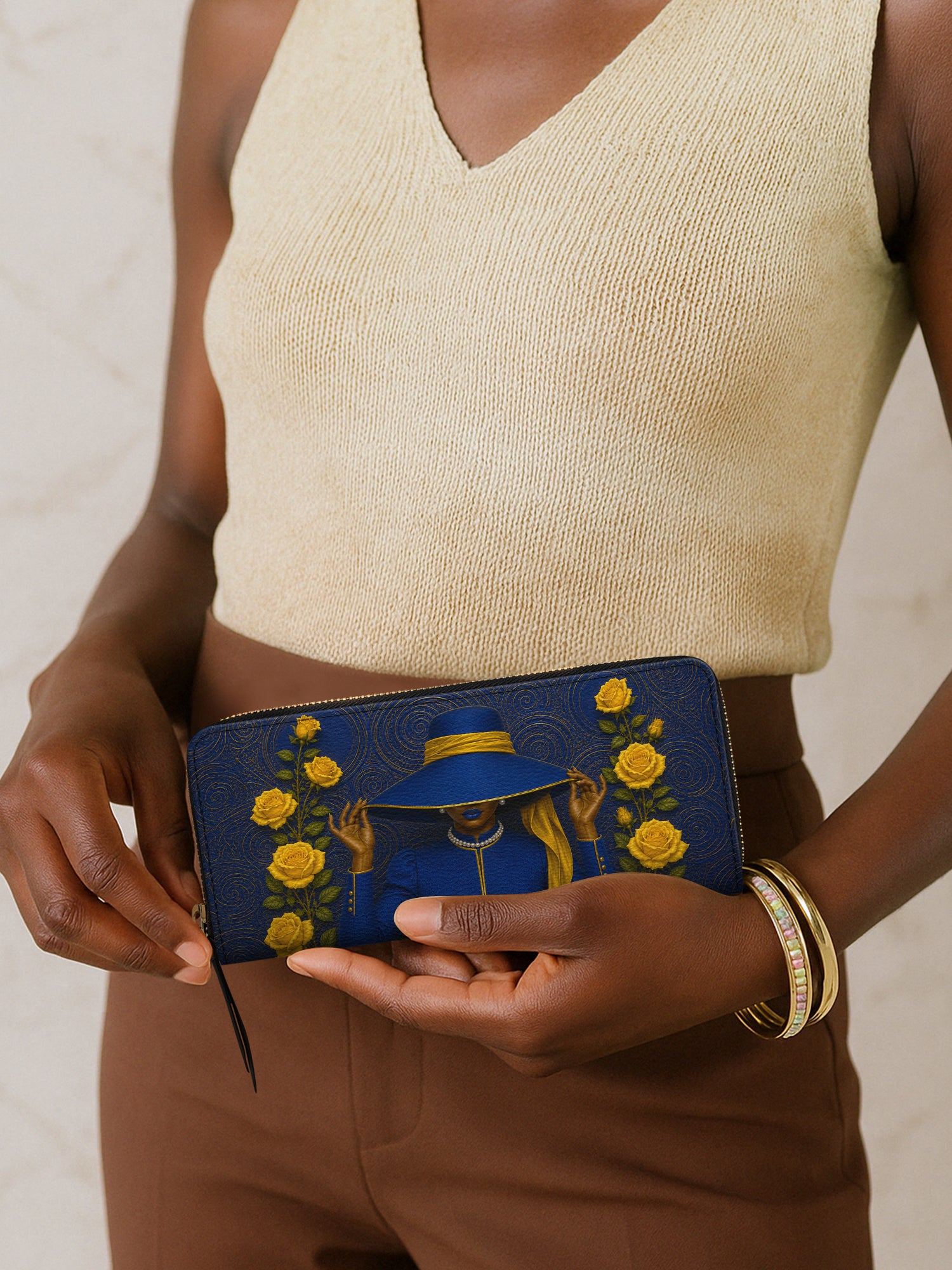 Regal Bloom Slimline Zippy Wallet QR0HH216