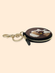 Motherland Grace Circular Coin Pouch Bag Charm QR0TV199