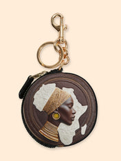 Motherland Grace Circular Coin Pouch Bag Charm QR0TV199