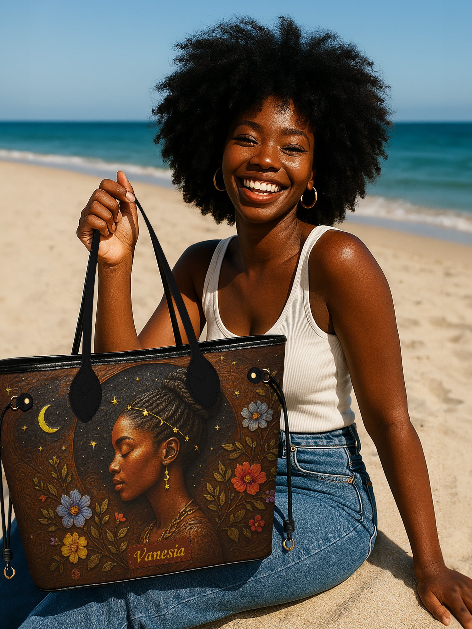 Graceful Bloom Classic Shopper Tote