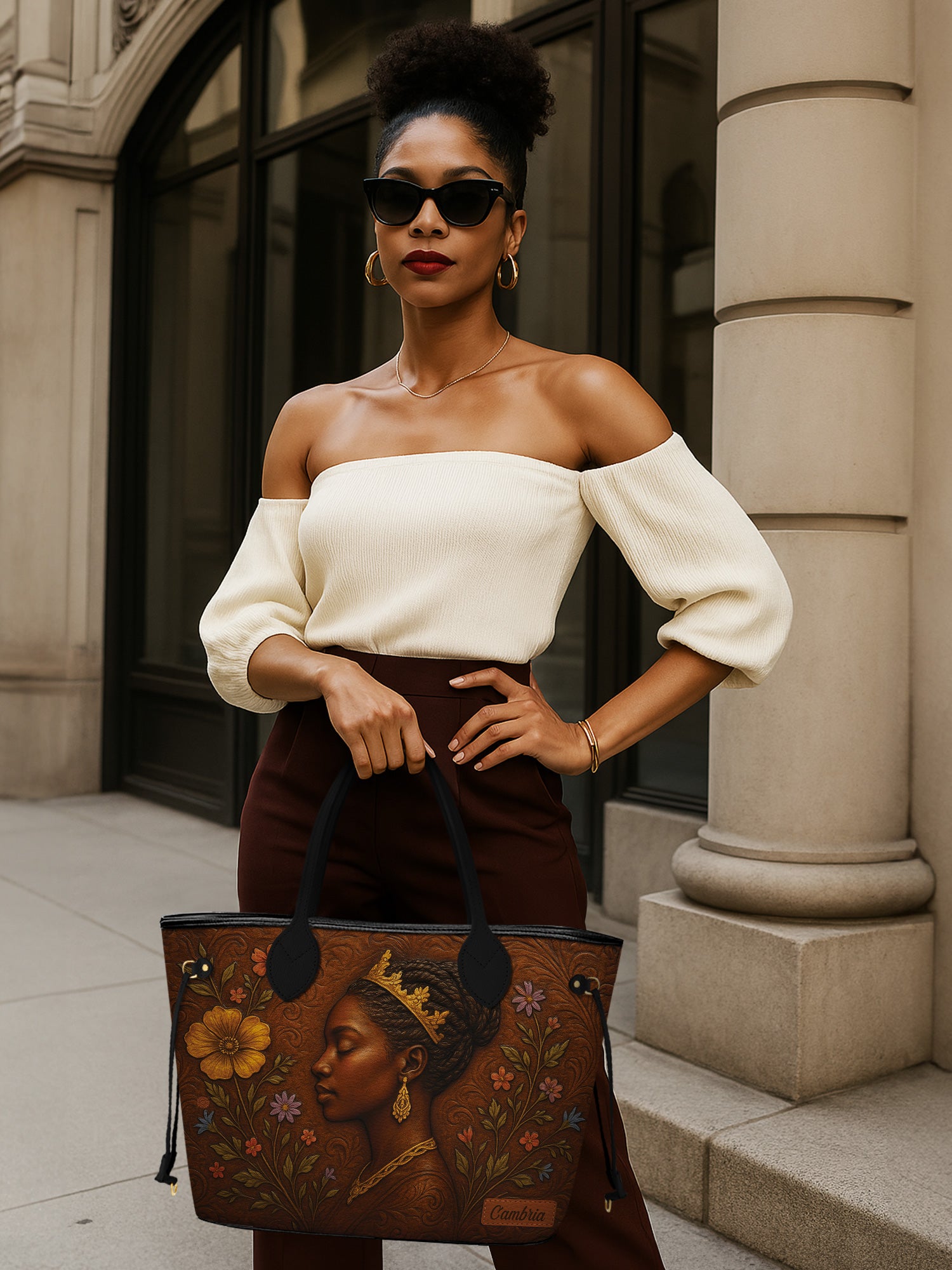 Blossoming Elegance Classic Shopper Tote