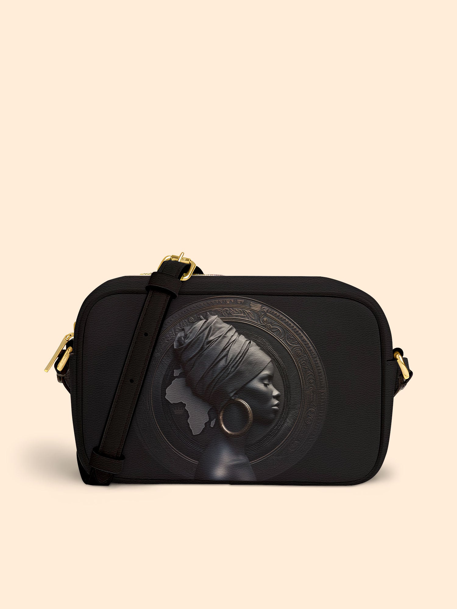 Pure Ebony Boxy Crossbody Bag QR0TD287