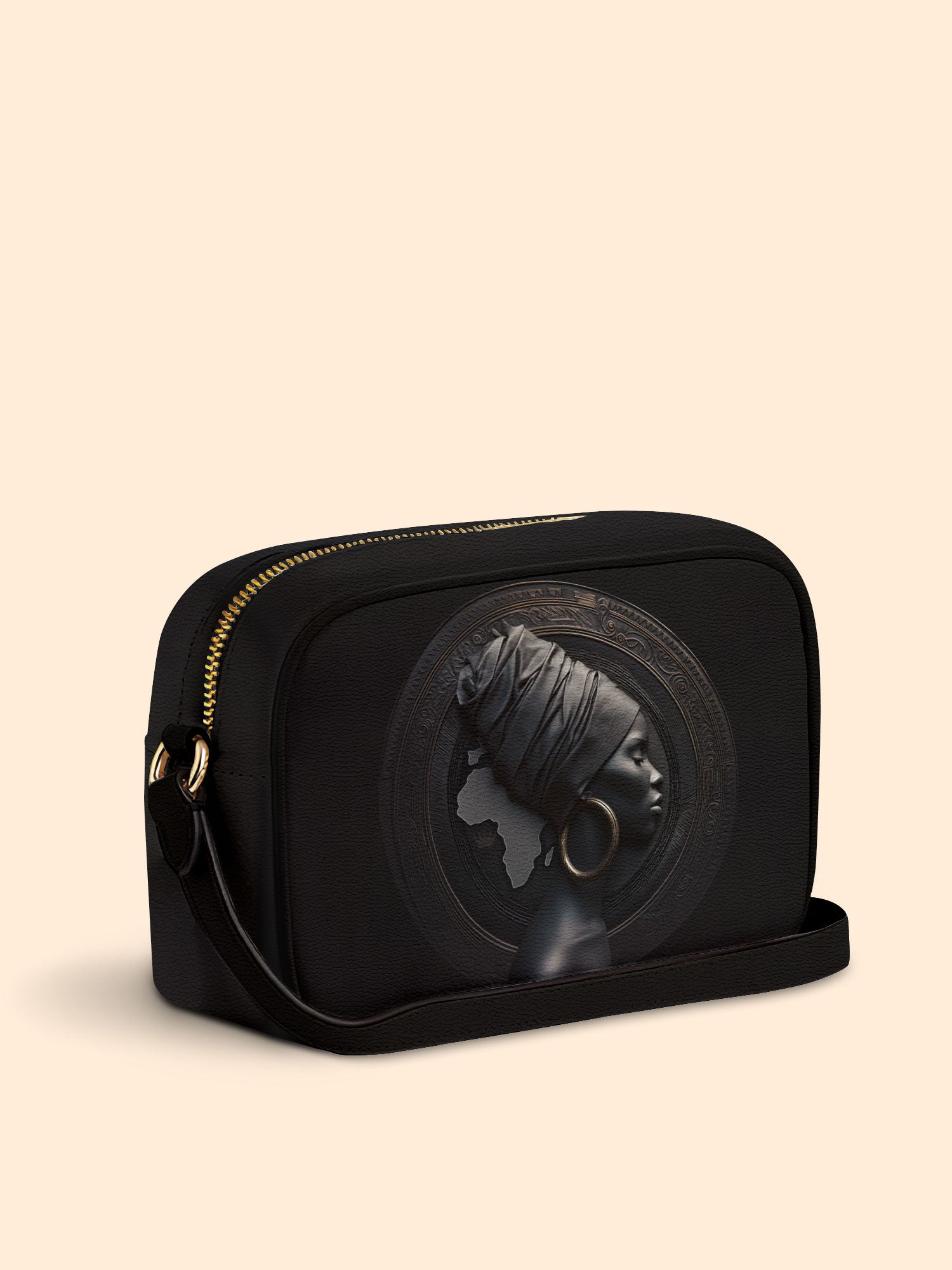 Pure Ebony Boxy Crossbody Bag QR0TD287