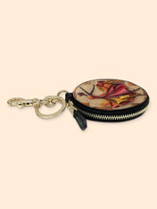 Rhythm of the Soul Circular Coin Pouch Bag Charm QR0TD090