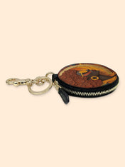 Royal Vision Circular Coin Pouch Bag Charm QR0TD313