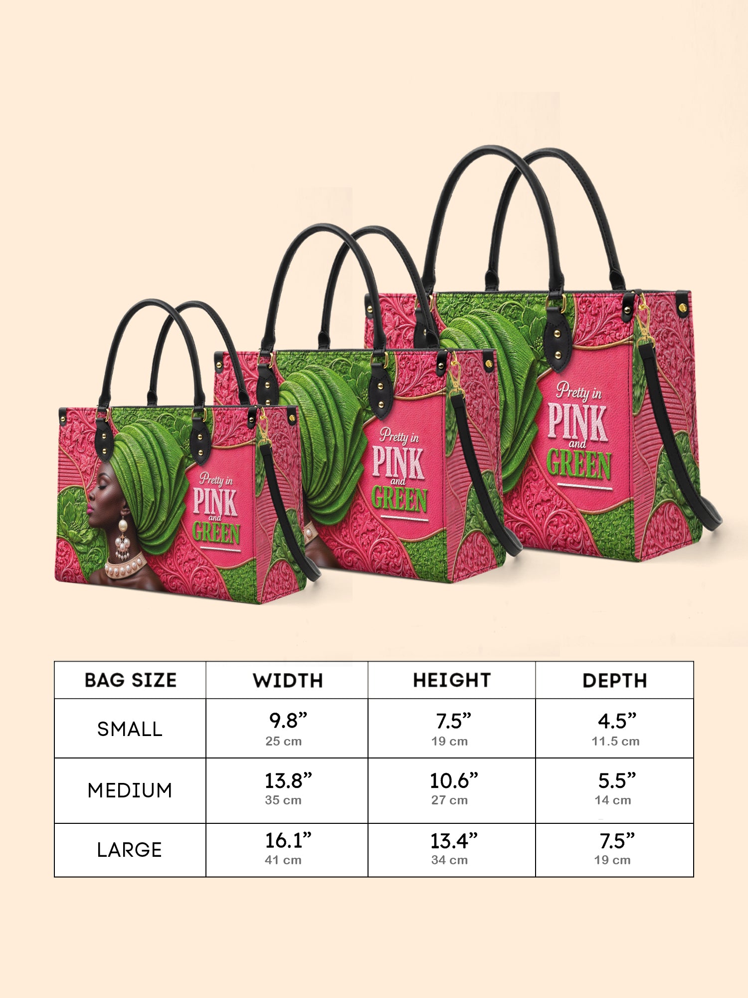 Divine Green Premium Leather Handbag QR0TD705