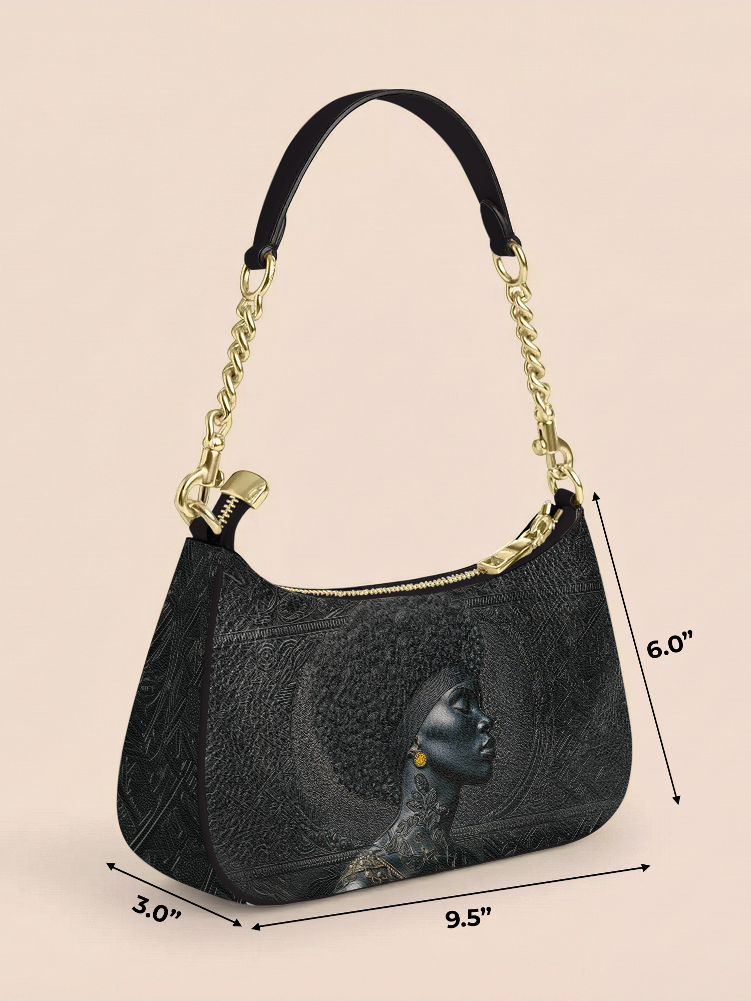 Crowned In Onyx Demi Crossbody Bag QR0XD119