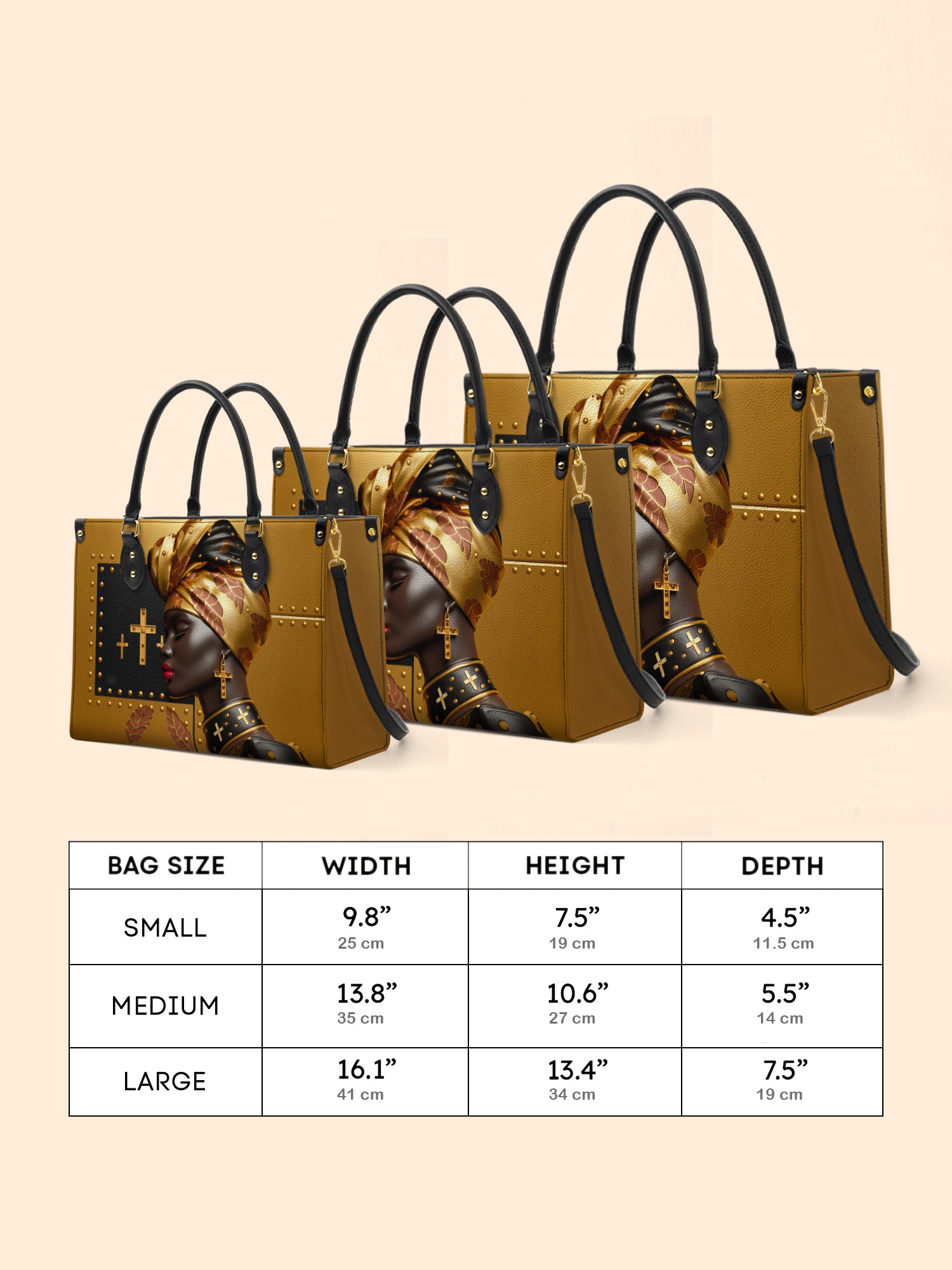 Faith Glow Premium Leather Handbag QR0TD557