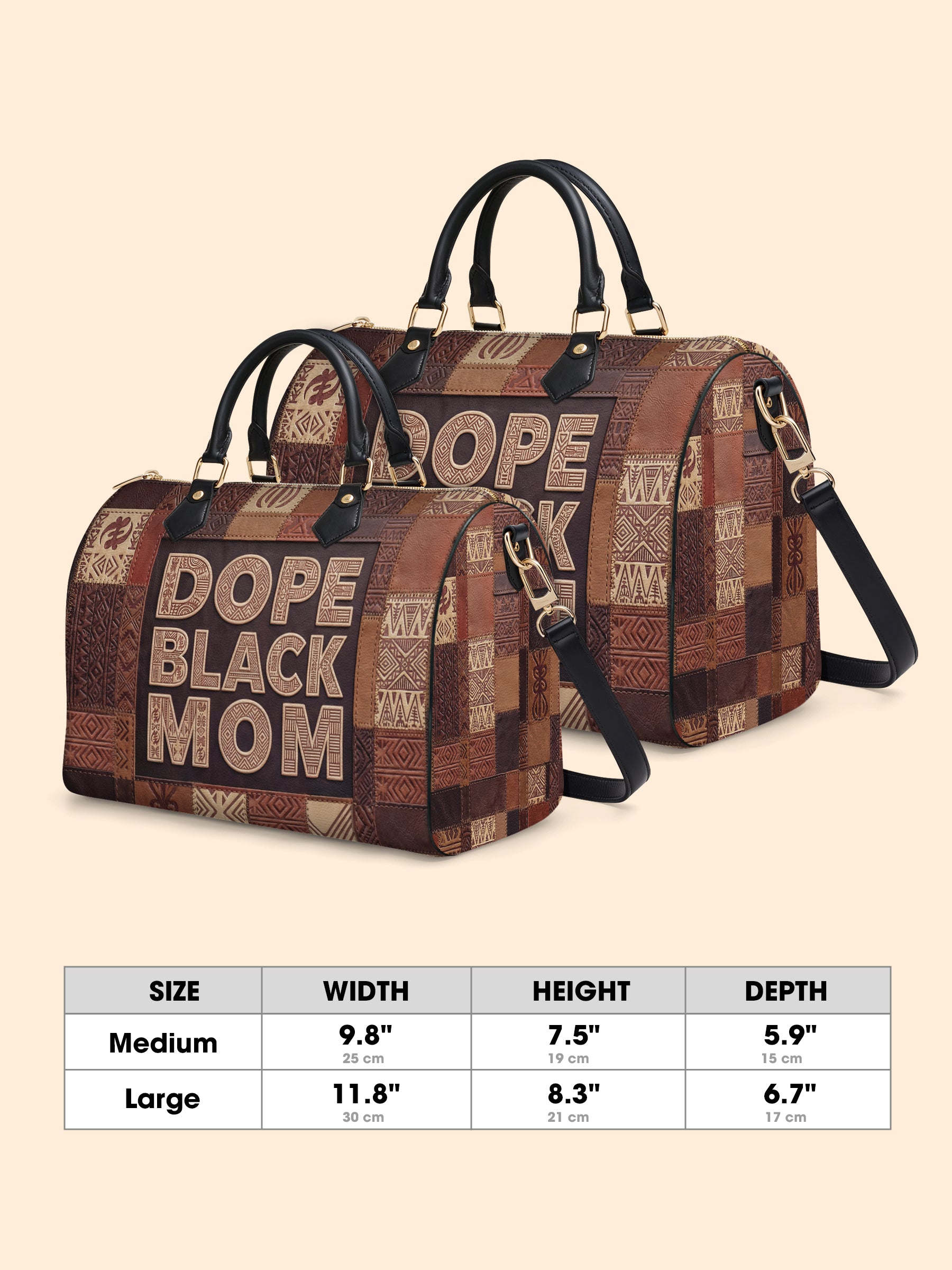 Dope Mama Leather Boston Bag QR0TD659