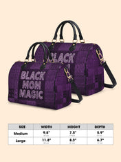 Magic Mama Amethyst Leather Boston Bag QR0TD662