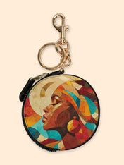 Sunwoven Circular Coin Pouch Bag Charm QR0TV044
