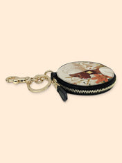 The Purity of Grace Circular Coin Pouch Bag Charm QR0HH160