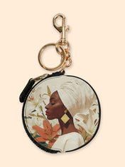 The Purity of Grace Circular Coin Pouch Bag Charm QR0HH160