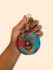 Wrapped Legacy Circular Coin Pouch Bag Charm QR0TD242