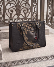 African Grace Premium Leather Handbag QR0XD454