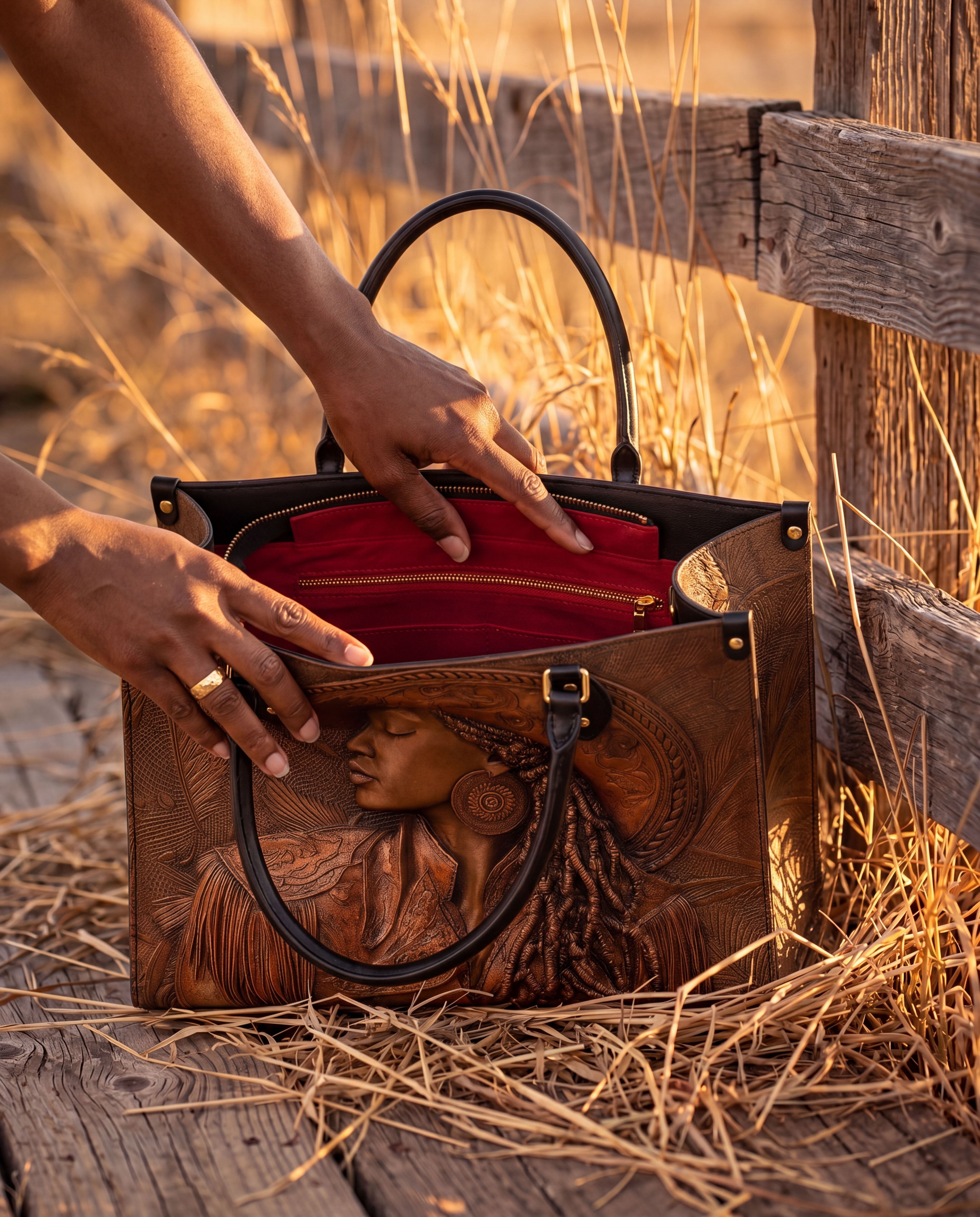 Cowgirl Vibes Premium Leather Handbag