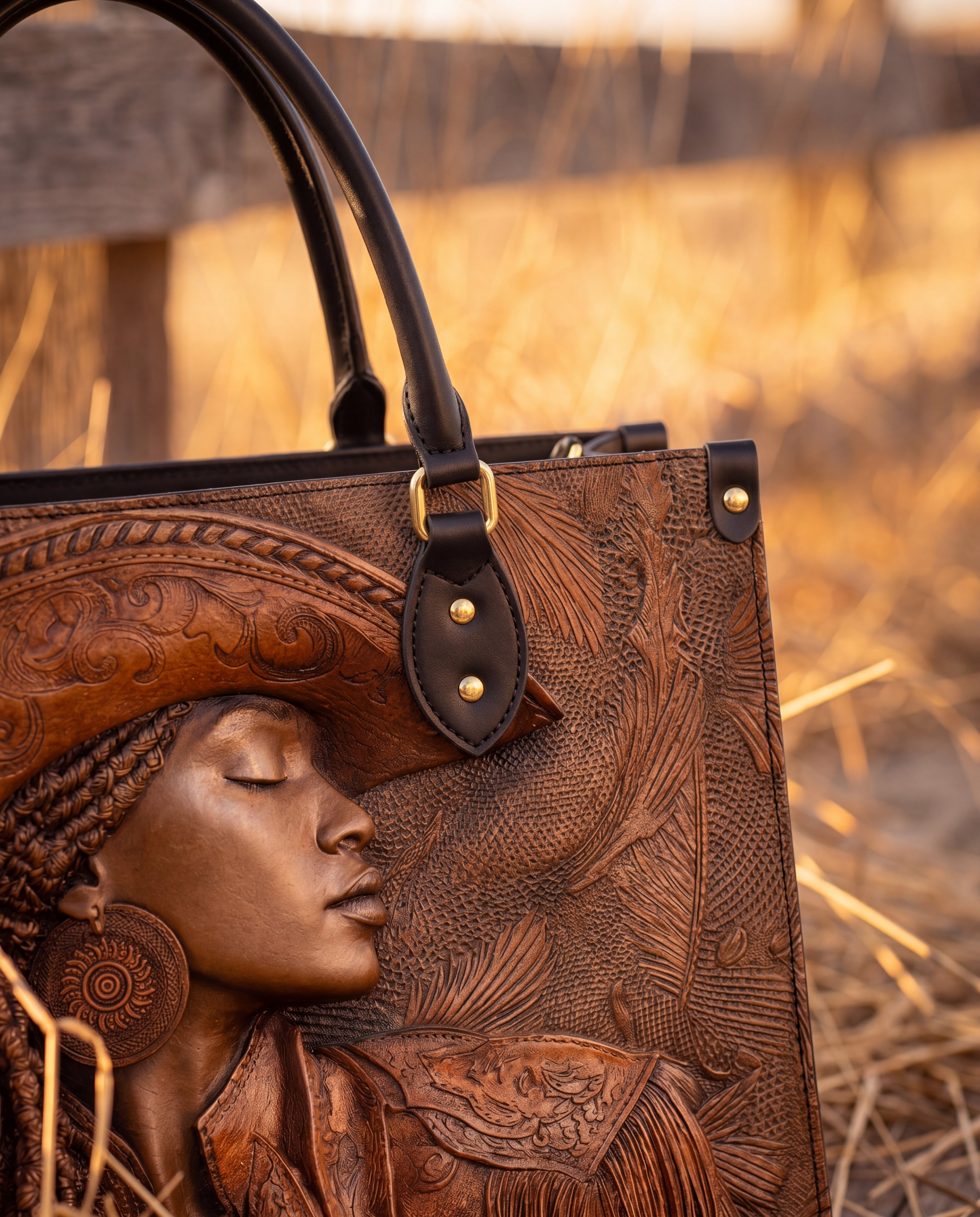 Cowgirl Vibes Premium Leather Handbag QR0TD301