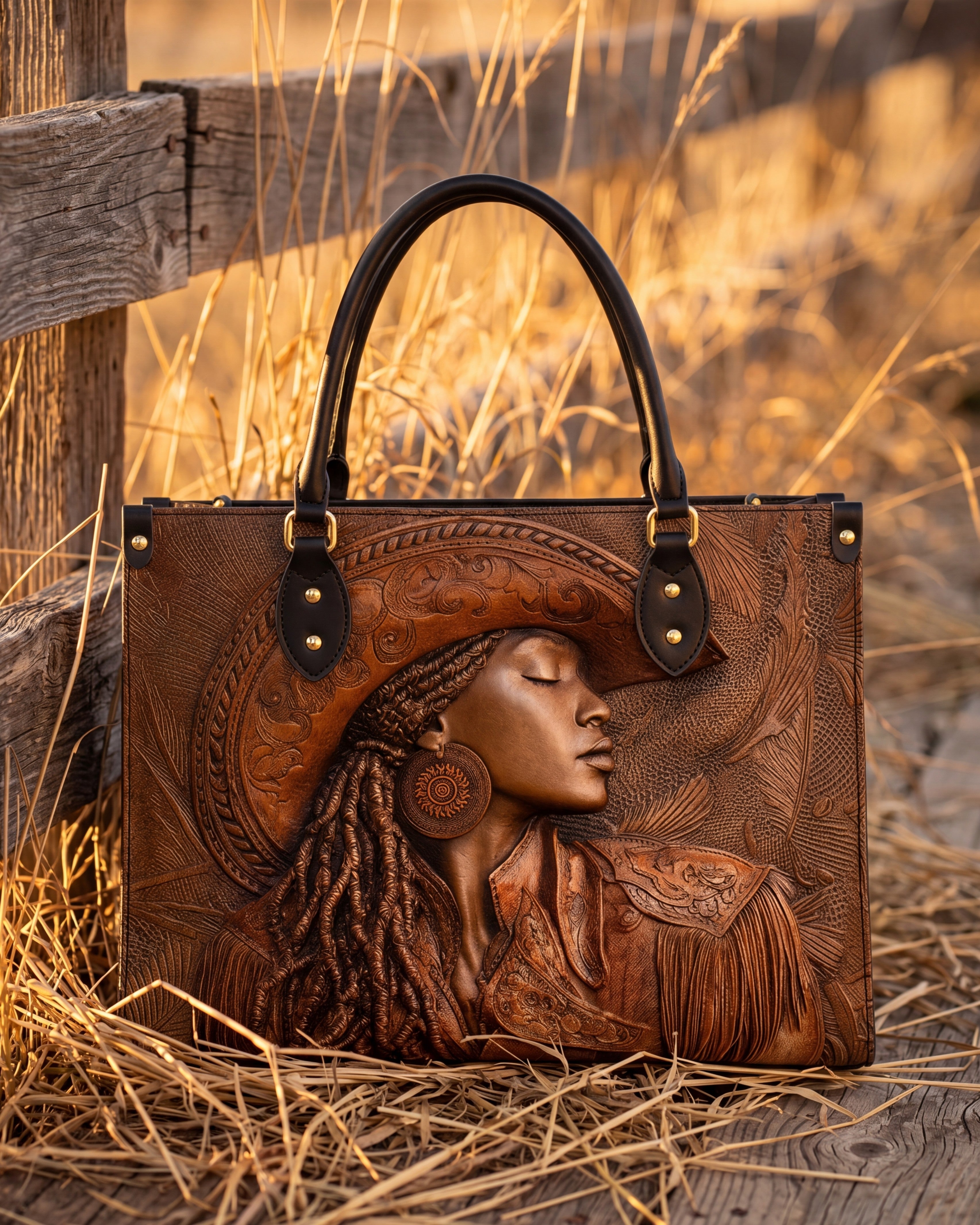 Cowgirl Vibes Premium Leather Handbag QR0TD301