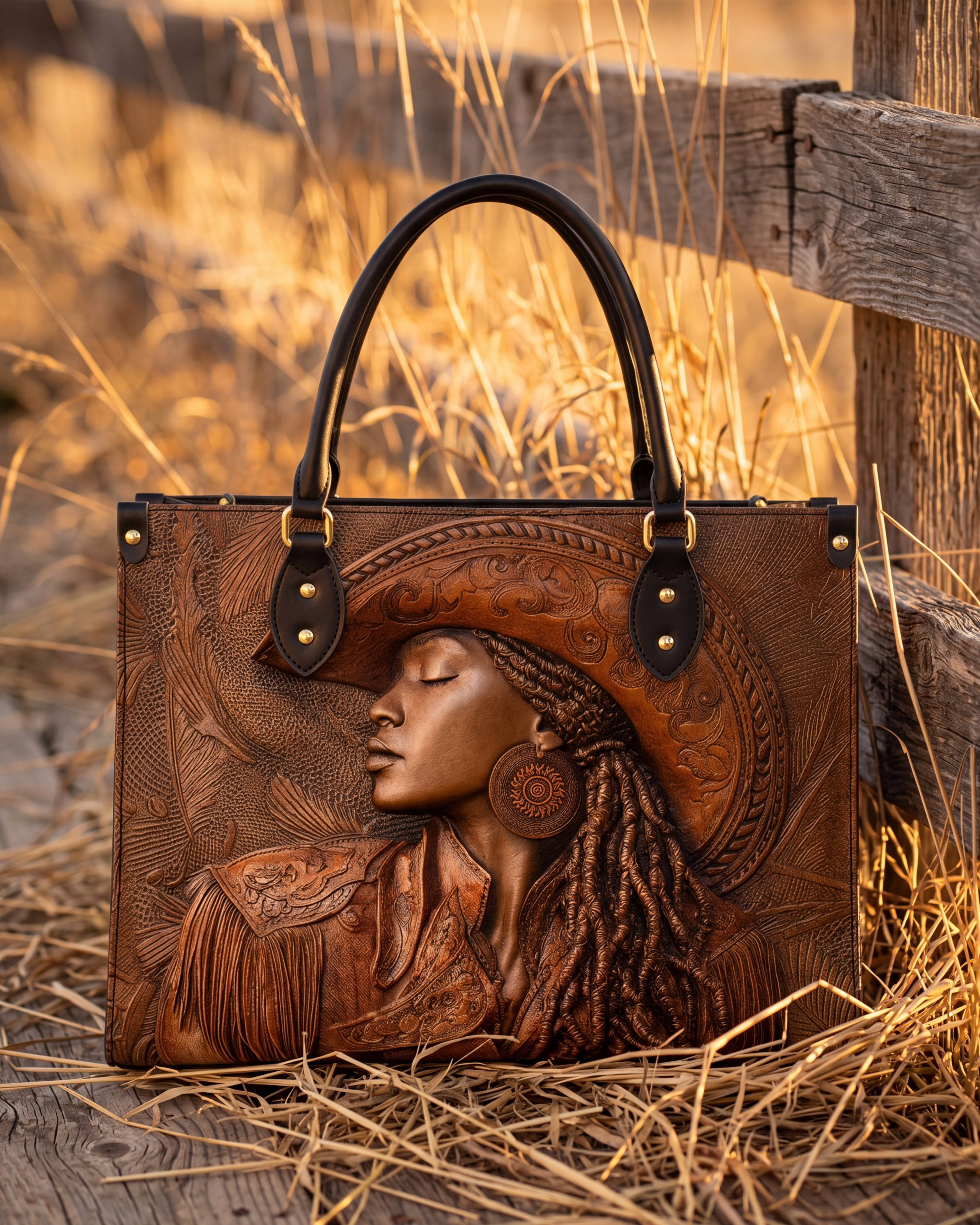Cowgirl Vibes Premium Leather Handbag QR0TD301
