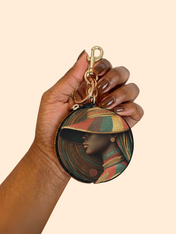 Veiled Pride Circular Coin Pouch Bag Charm QR0TV024