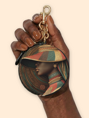 Veiled Pride Circular Coin Pouch Bag Charm QR0TV024