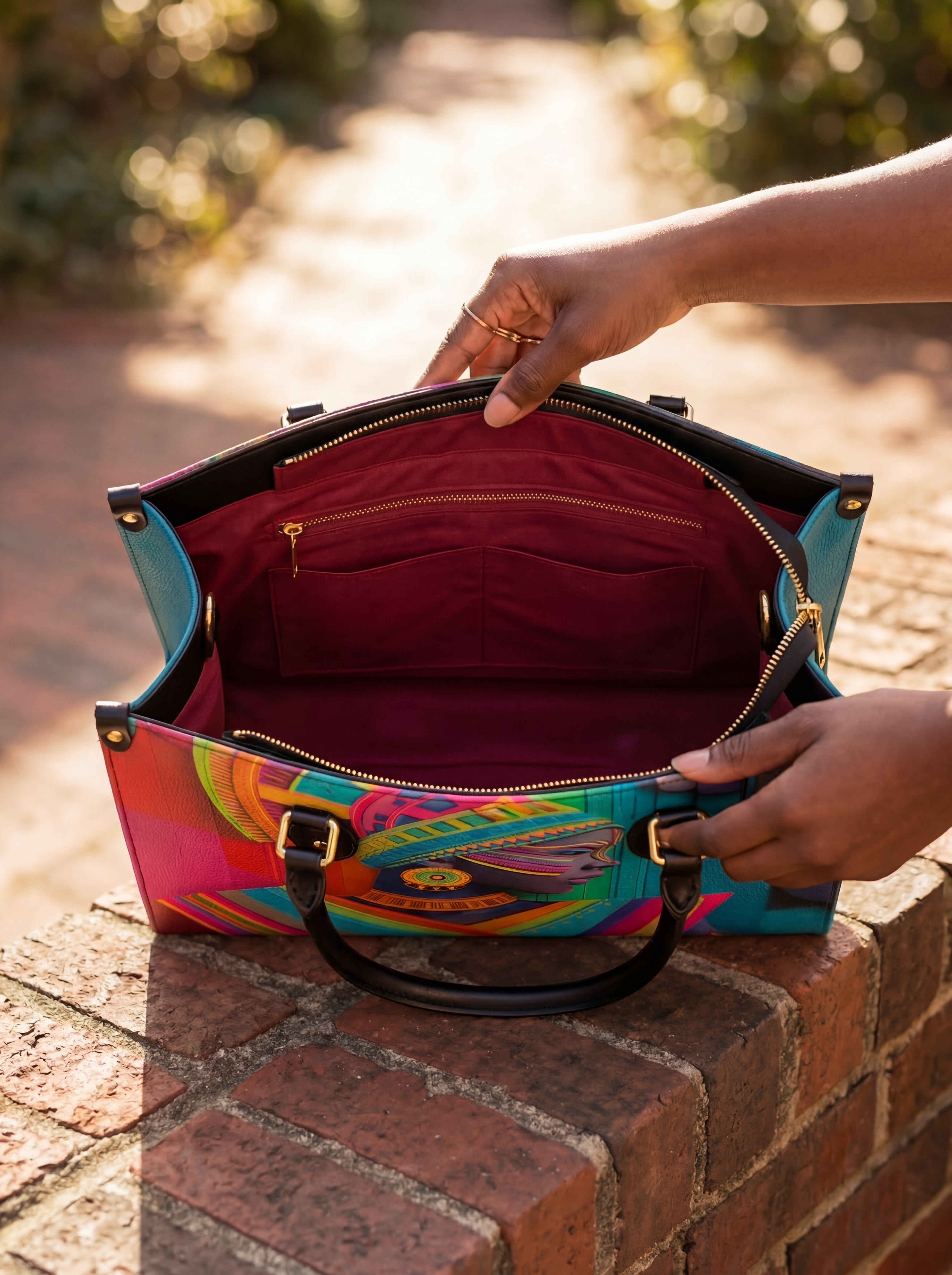 Wrapped Legacy Premium Leather Handbag QR0TD242