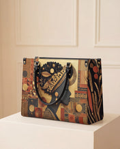 Bold African Premium Leather Handbag QR0XD810