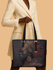 Inferno Spirit Sleek Leather Tote QR0TD065