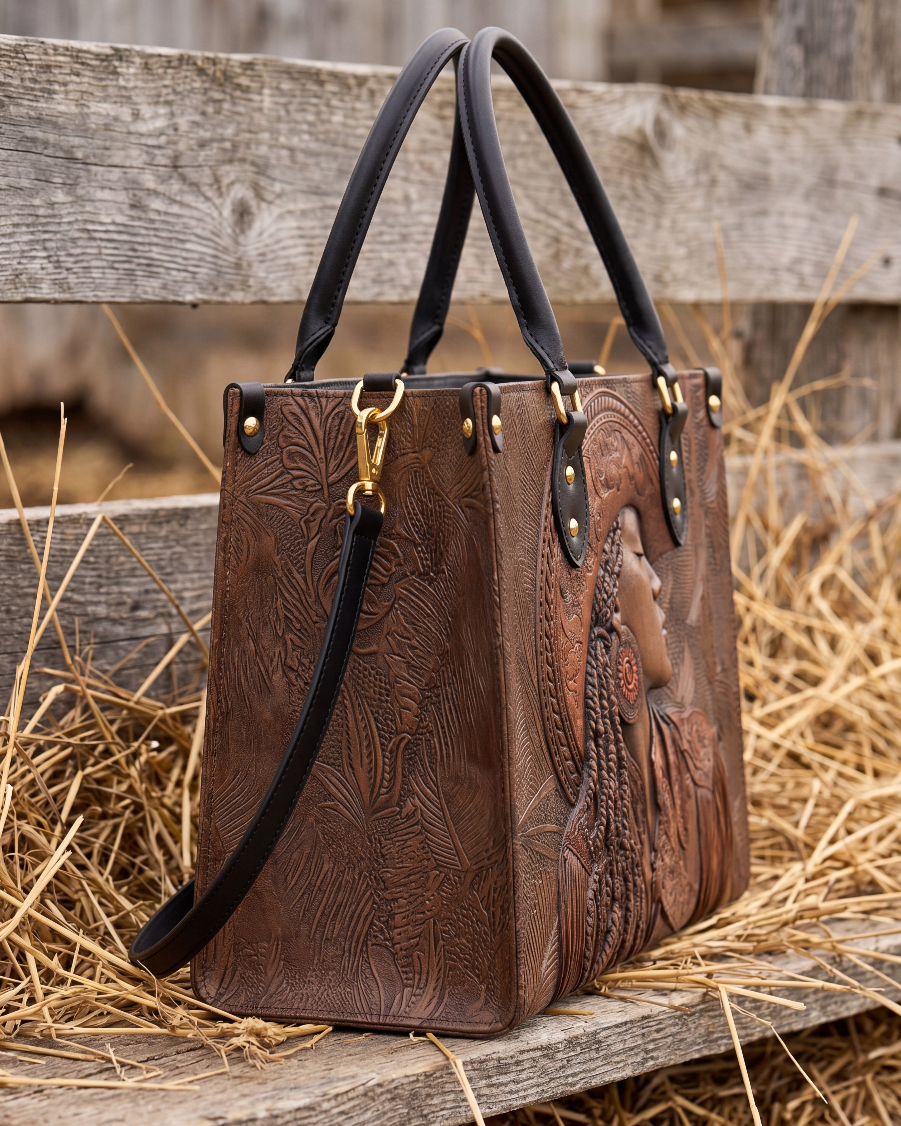 Cowgirl Vibes Premium Leather Handbag QR0TD301