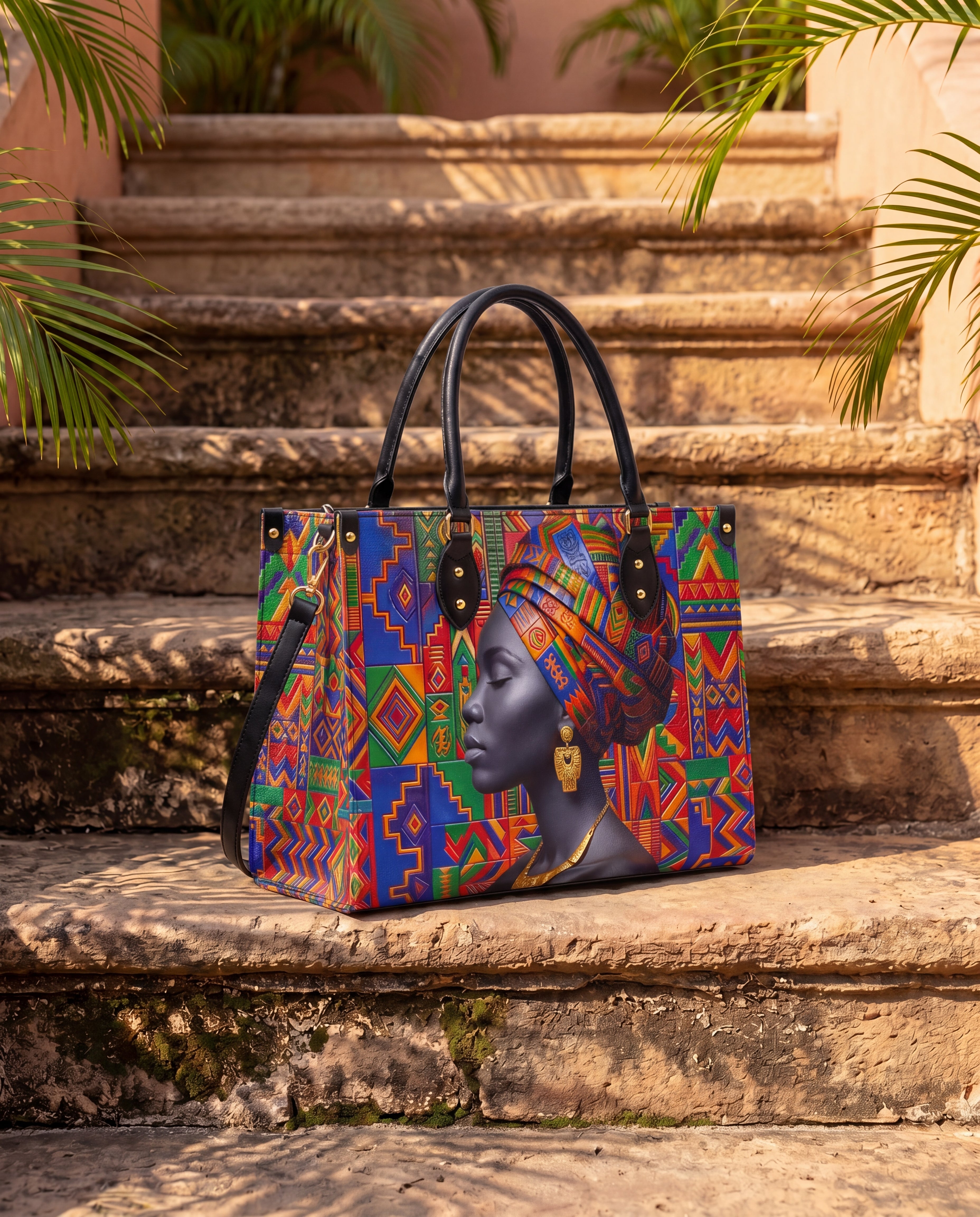 Rooted Aura Premium Leather Handbag QR0TD702