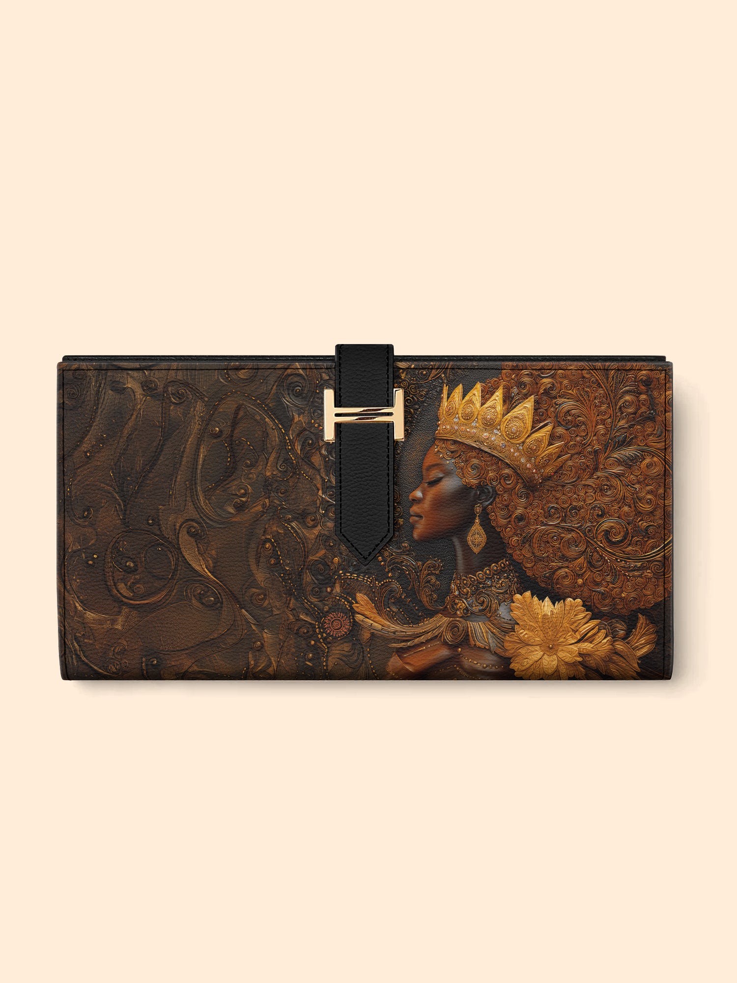 Queen Rising Tab Closure Wallet QR0XD180