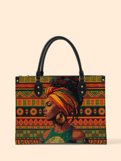 Kente Soul Premium Leather Handbag QR0TV209