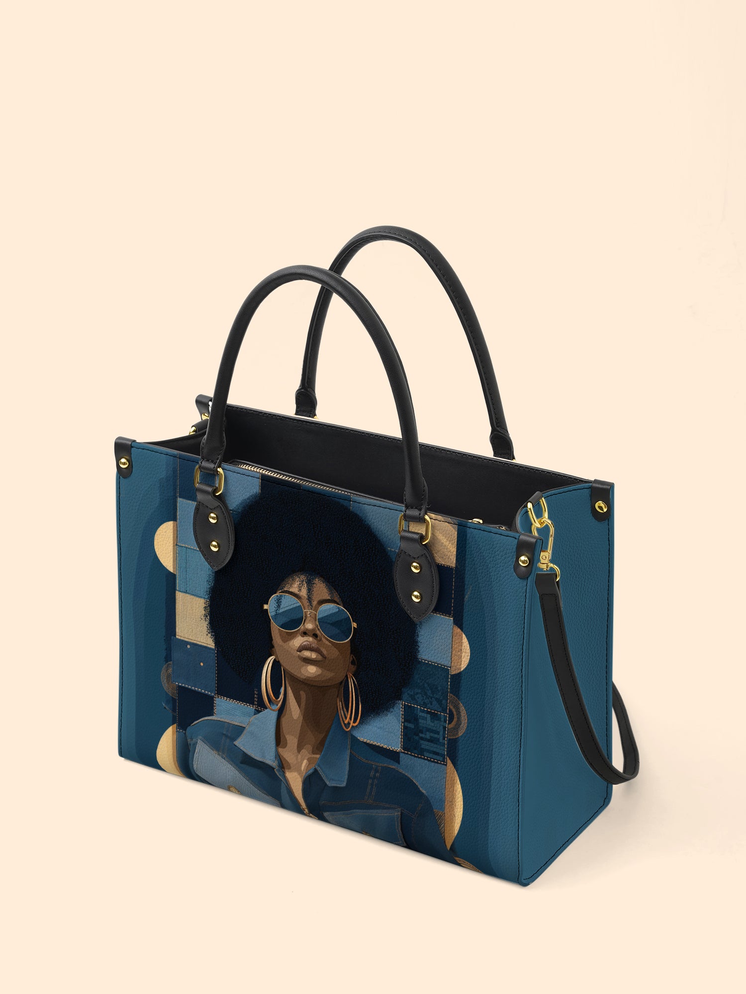 Bold & Unbothered Premium Leather Handbag QR0TD523