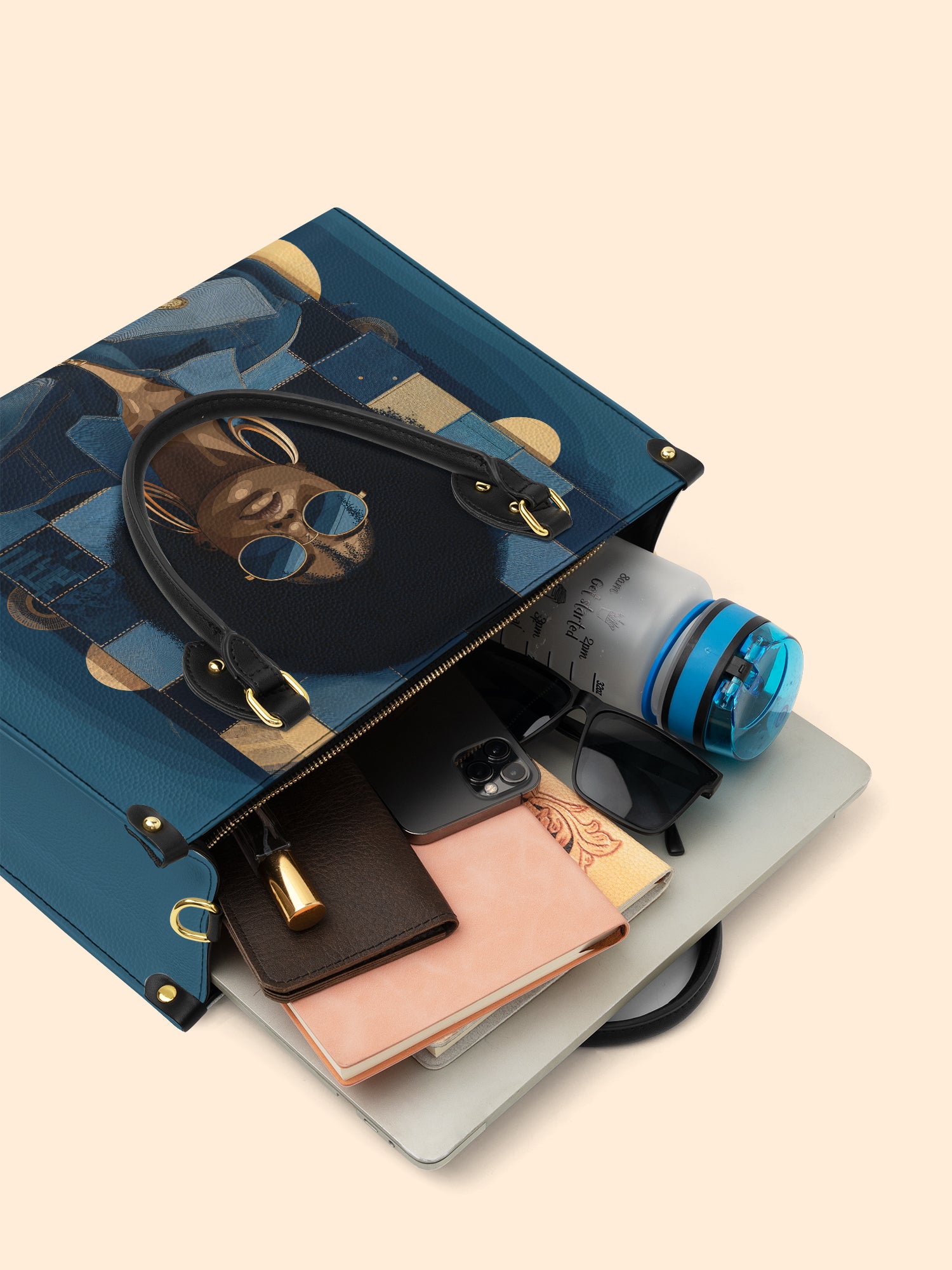 Bold & Unbothered Premium Leather Handbag QR0TD523