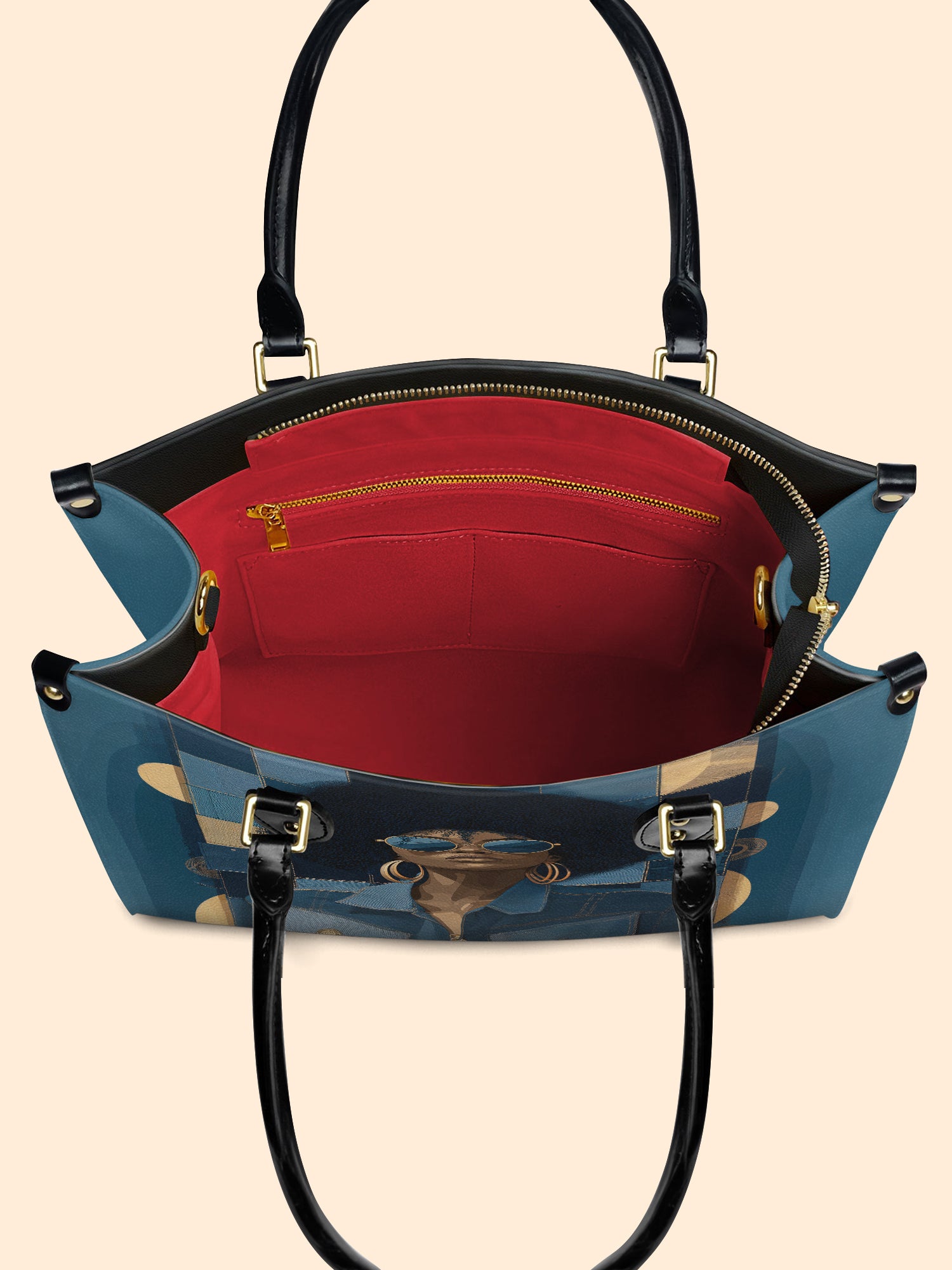 Bold & Unbothered Premium Leather Handbag QR0TD523