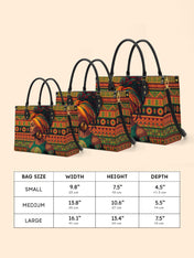 Kente Soul Premium Leather Handbag QR0TV209