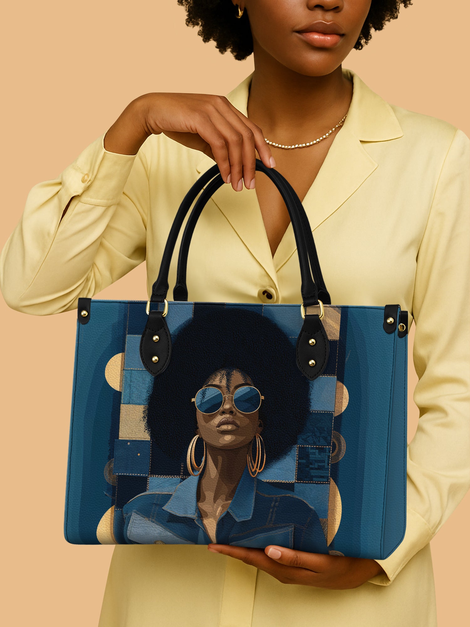 Bold & Unbothered Premium Leather Handbag QR0TD523