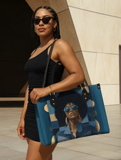 Bold & Unbothered Premium Leather Handbag QR0TD523