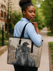 Sunkissed Spurs Sleek Leather Tote QR0TD076