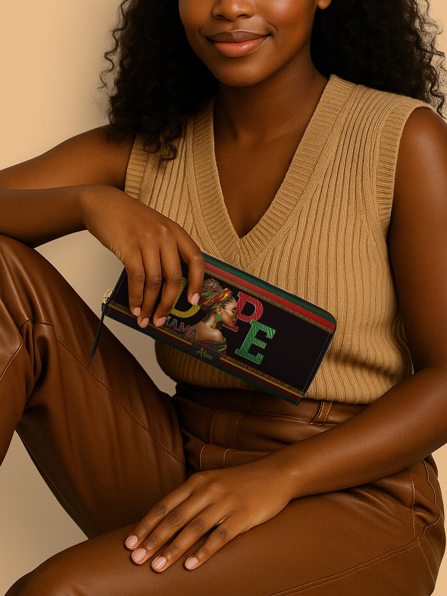 Dope Mama Slimline Zippy Wallet