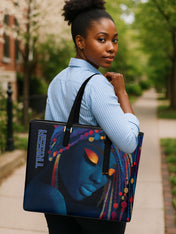 Sable Spell Sleek Leather Tote